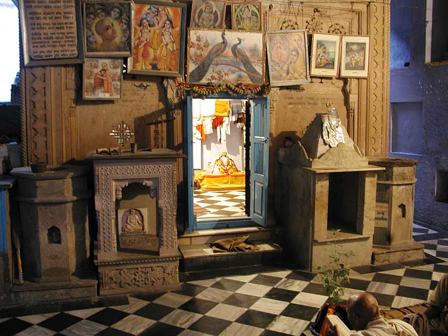 Samadhi de Gopal Bhatta Gosvami em Vrindavana.