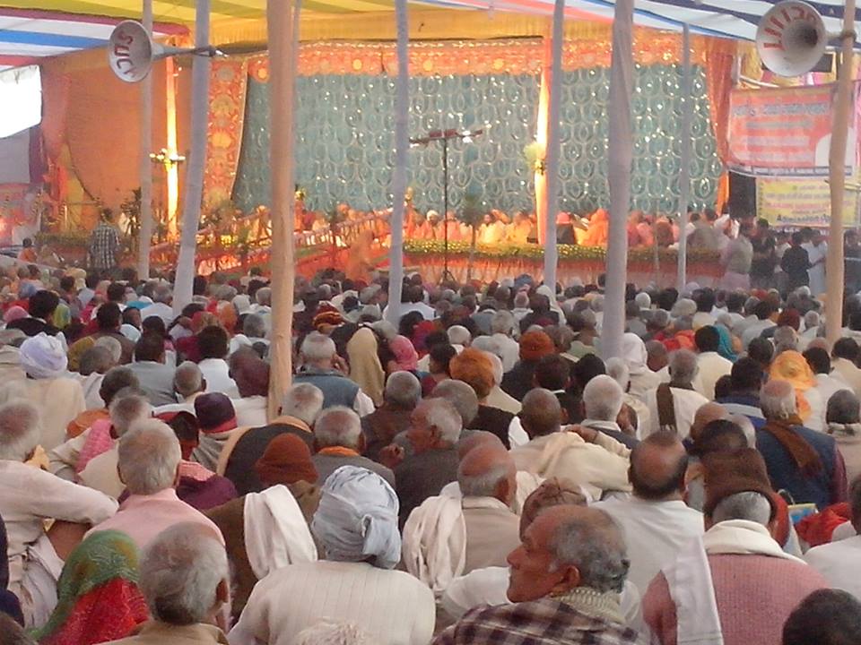 Mahotsava no templo local- Festival em comemoração ao casamento de Sri Rama e Sita devi.
