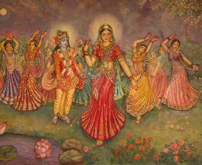 Embora milhões de gopis estivessem também presentes na arena da rasa, elas não podiam atrair a mente de Krsna quando Radhika desapareceu da rasa-lila em maan.