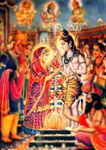 Casamento de Siva e Parvati.
